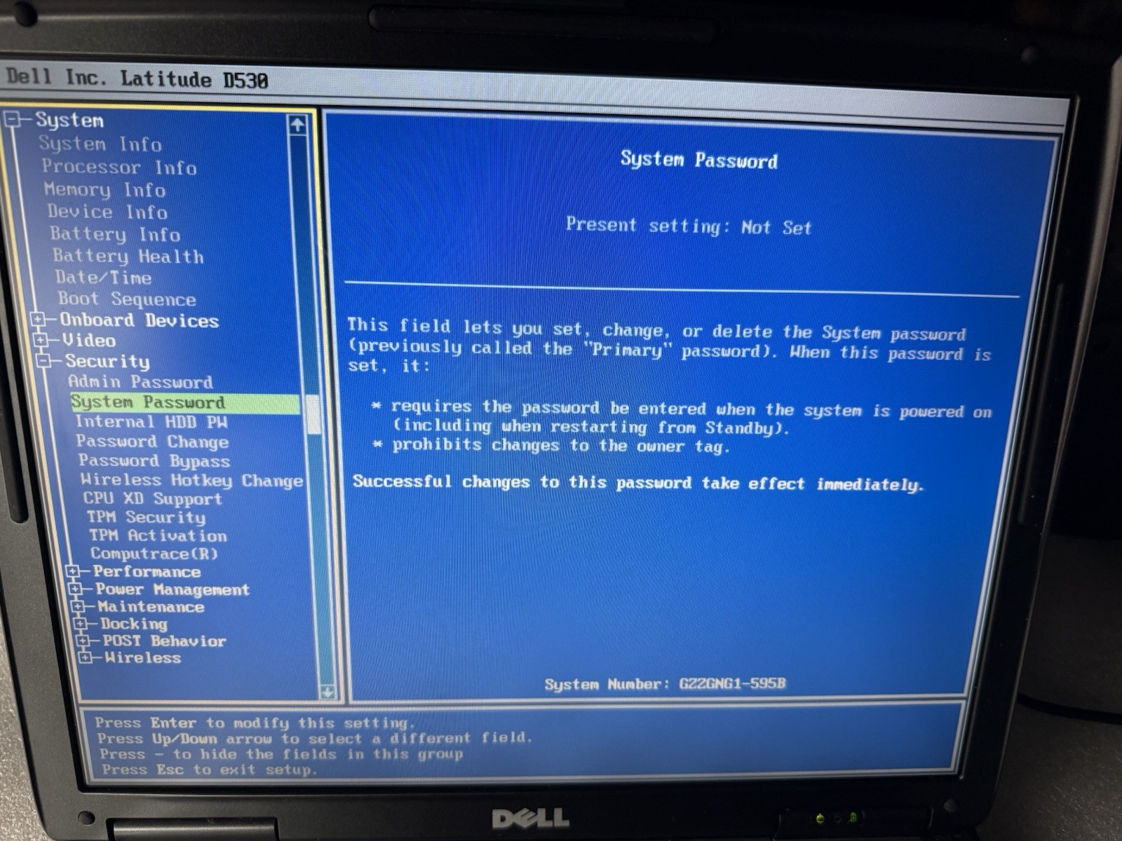 Dell Latitude D530 Intel Core 2 Duo 2.20 GHz 1GB RAM 80GB HDD No OS