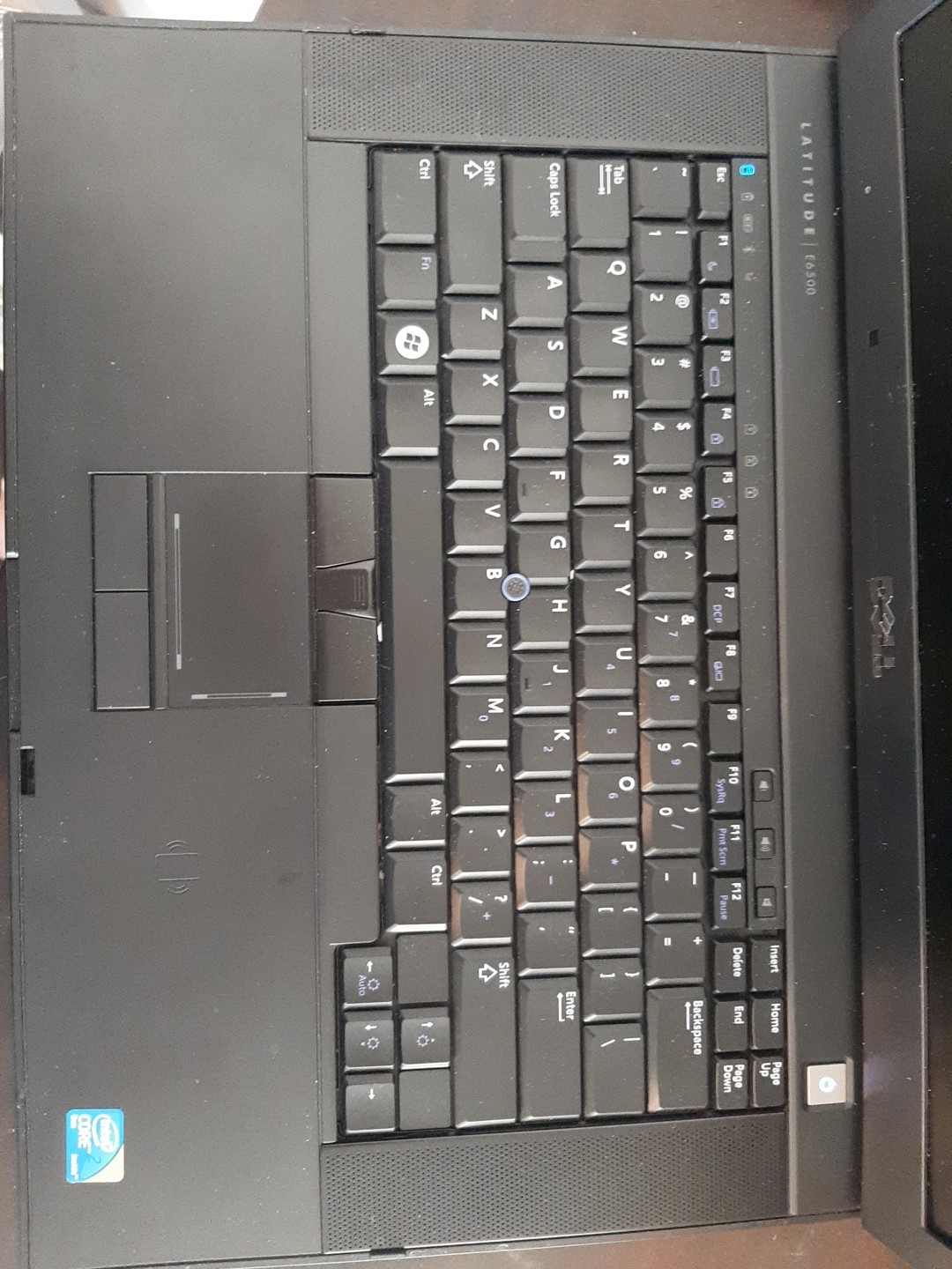 Dell Latitude E6500 Intel 2 Core Duo Inside w/ Power Cord, Powers Up