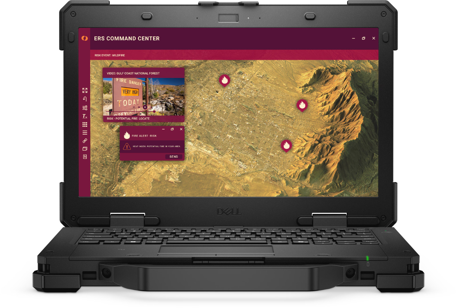 Dell Pro Rugged 13, 13.3″, FHD Touch Screen, Ultra 5-135U, 16GB RAM 512GB M.2