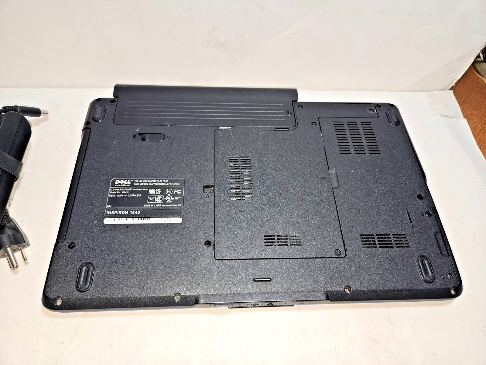 💙 Dell Inspiron 1545 Blue Core2Duo 4GB 160GB Win10 OEM Charger Free Ship NICE!