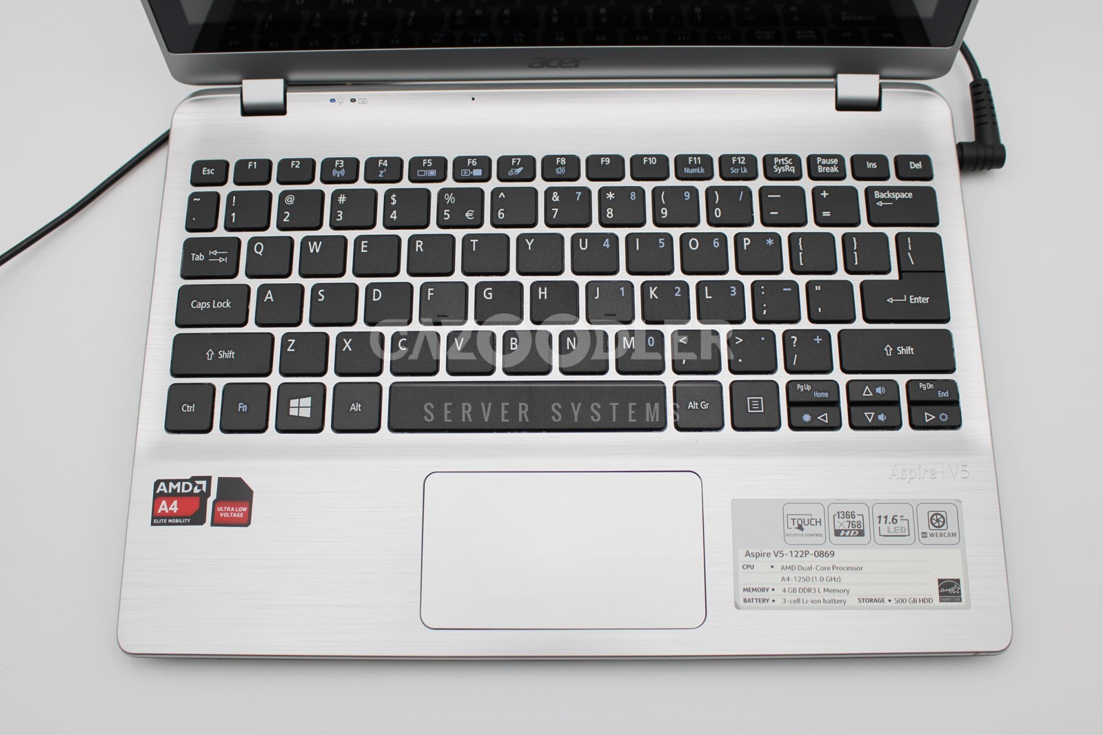 Acer Aspire V5 Series MS2377 AMD A4-1250 4Gb Ram 500Gb HDD Laptop V5-122P-0869