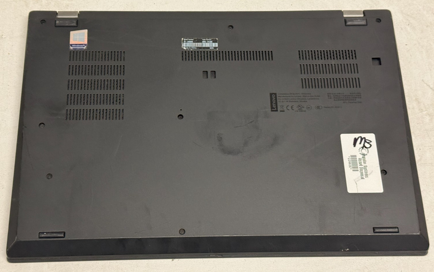 Lenovo ThinkPad T590 15.6″ (i5-8265u – 16GB RAM – 256GB SSD – Win11Home)