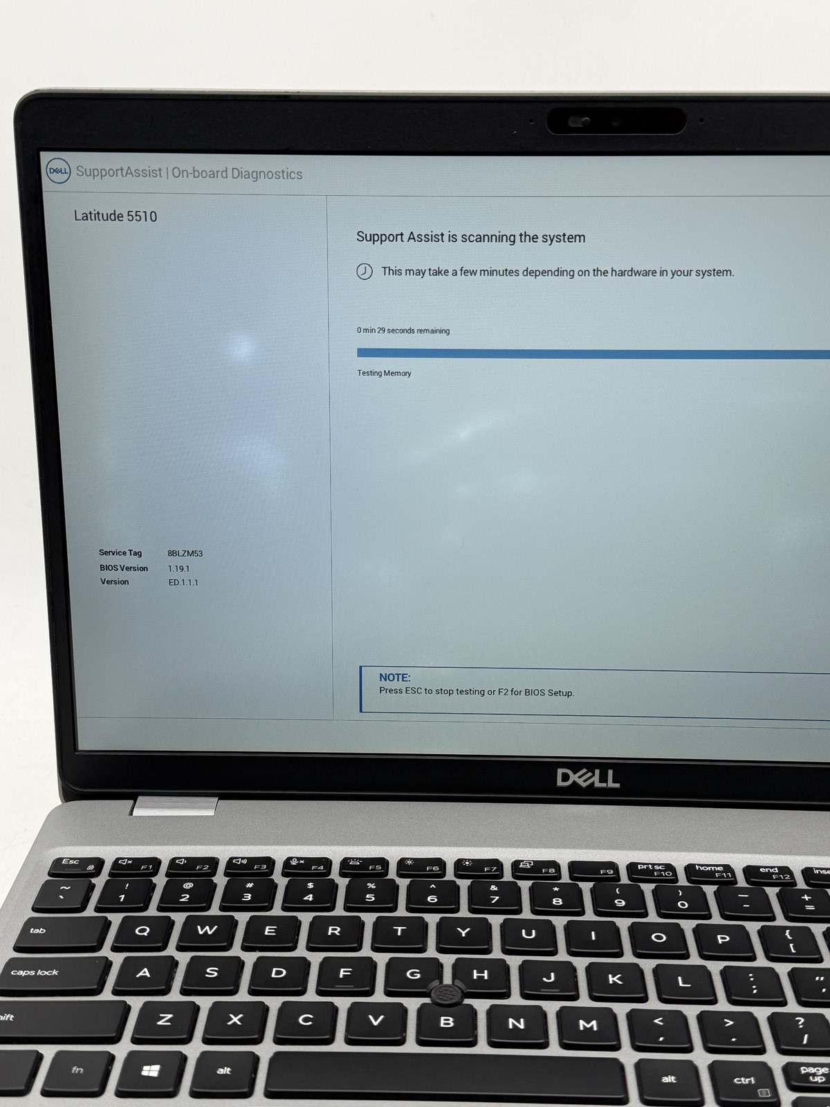 Dell Latitude (5510) 15.6″ i5-10210U 8GB 256GB NO OS Read
