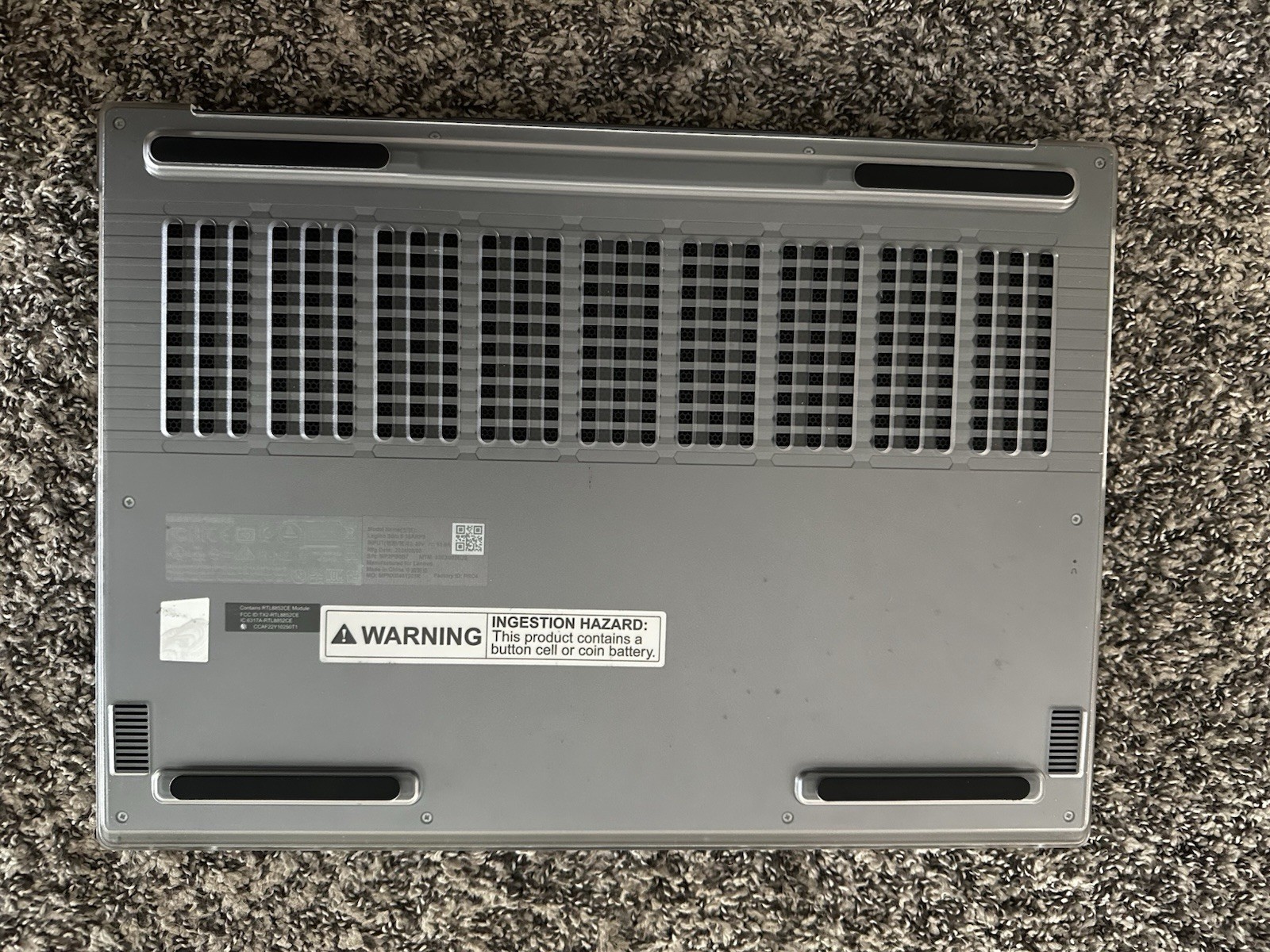 Lenovo Legion 5 16ARP9 16″ Gaming Laptop, Luna Grey (RTX 4070, 16Gb DDR5, 165hz)