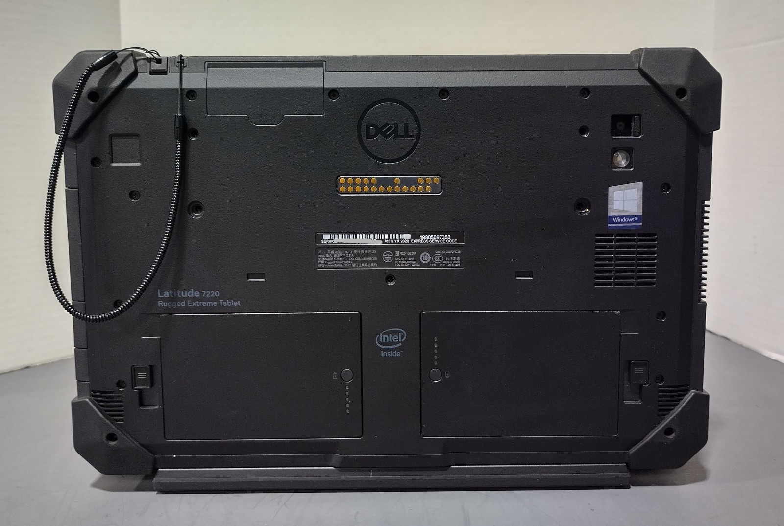 Dell Latitude 7220 Rugged Extreme Tablet w/OEM Keyboard i7-8665U 16GB 512GB NoOS