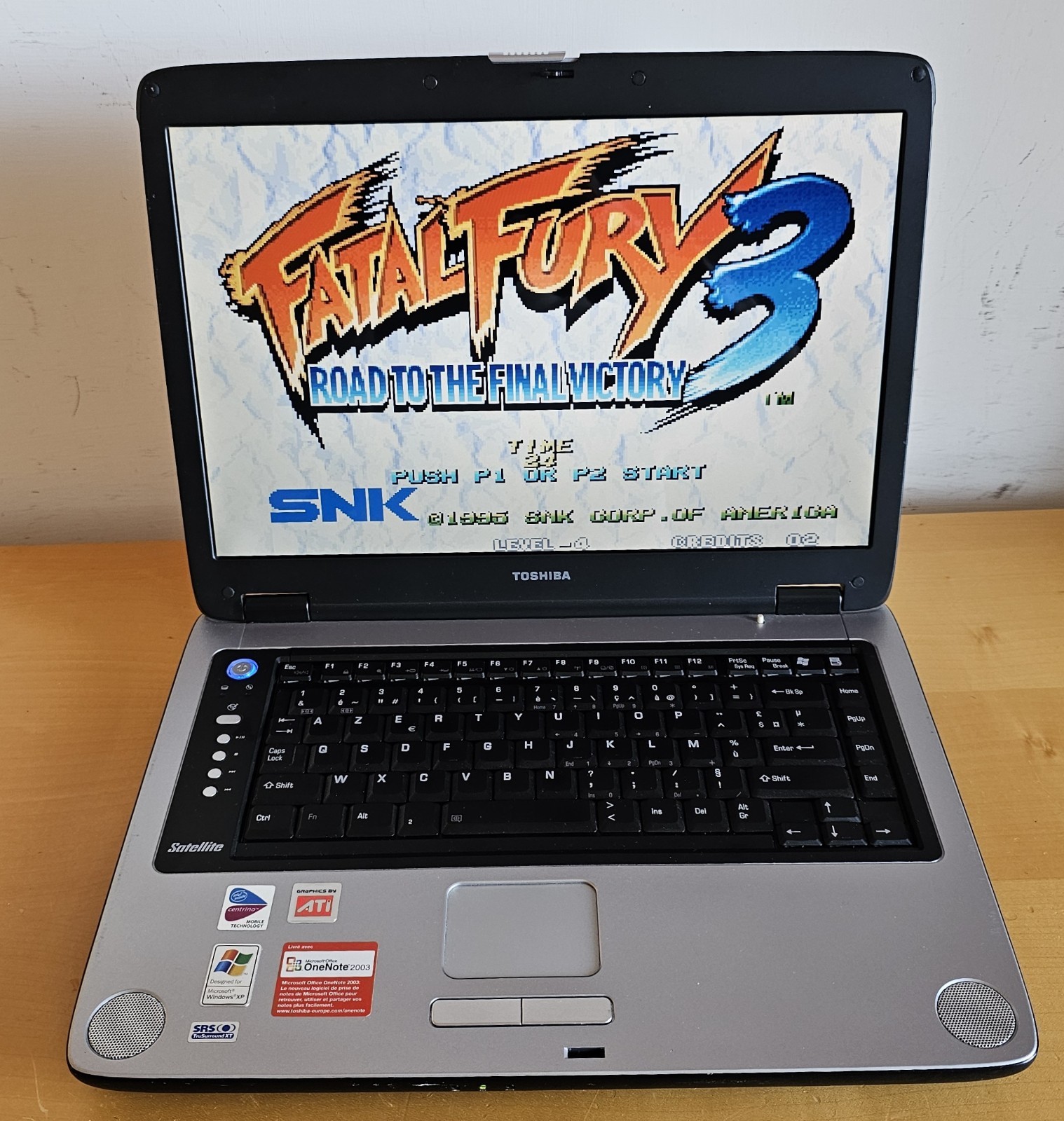 Toshiba M40X-186 Windows XP 15.4″ Retrogaming N64 PS1 SNES SEGA Notebook PC