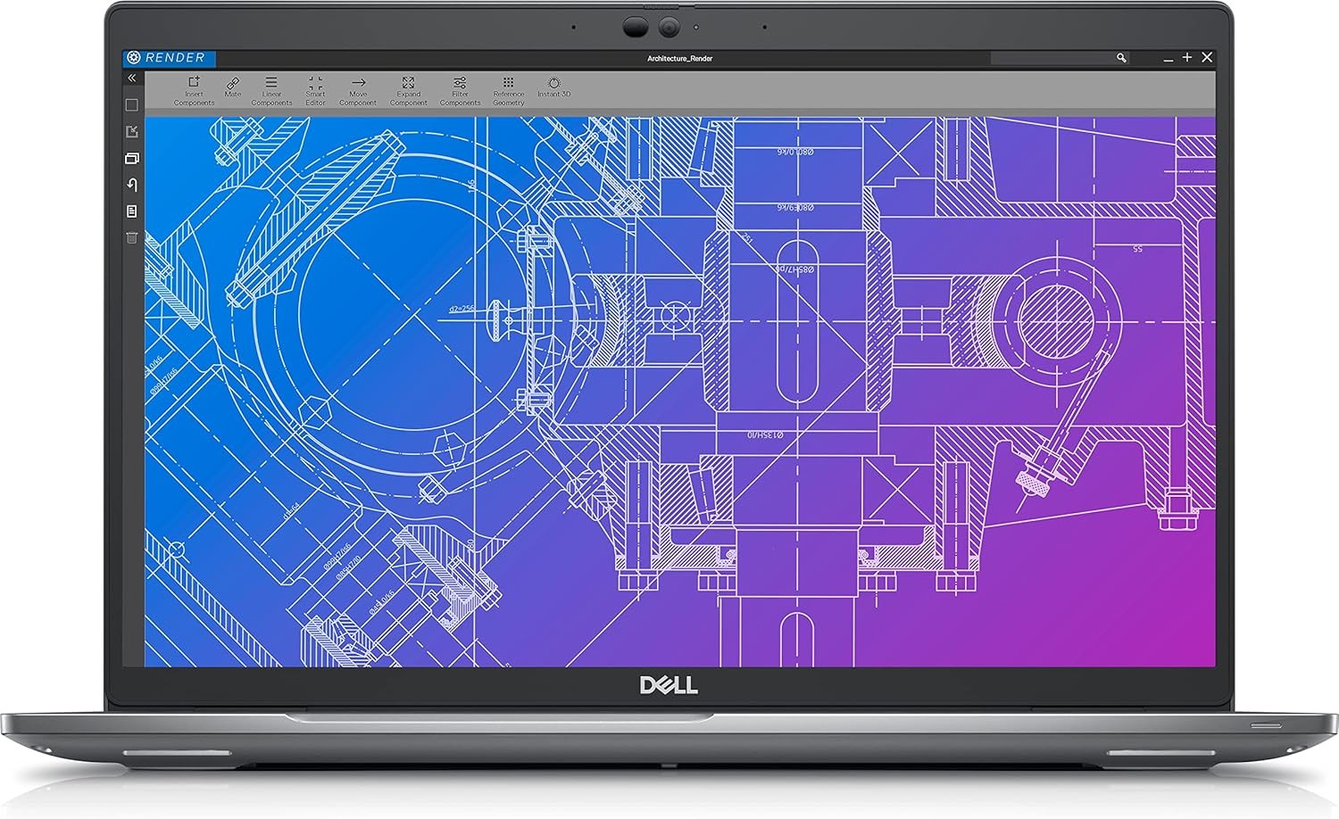 Dell Precision 3570 15.6″ Touch Worksation i7-1255U 32GB RAM 256GB SSD T550 Gray