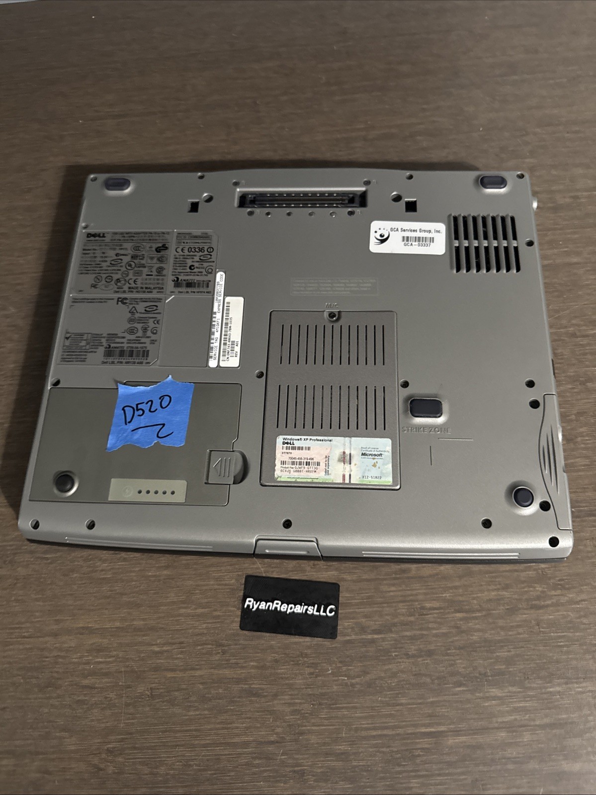Dell Latitude D520 Laptop T5500 512mb ram 60gb Hdd READ