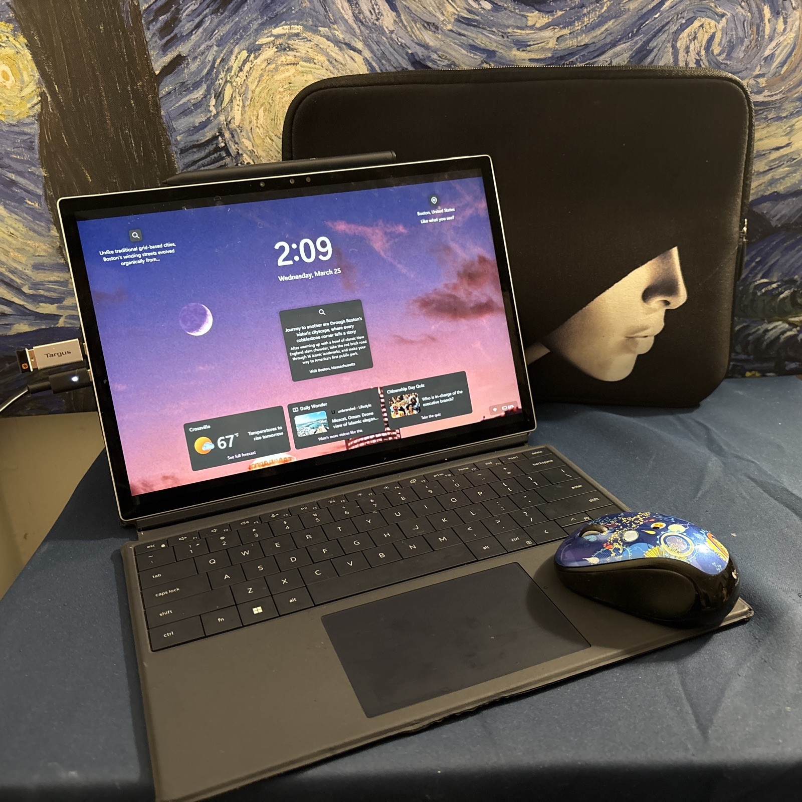 Dell Laptop XPS 13 9315 2-in-1 , stylus , 16 GB, Logitech, adapter, charger