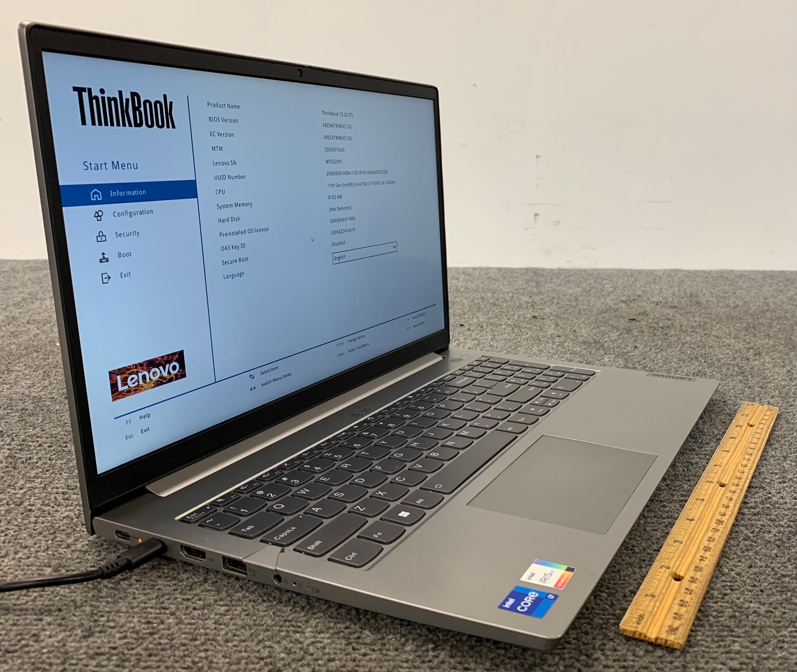 Lenovo ThinkBook 15 G2 ITL 15.6″ i7-1165G7 8GB RAM, No Storage, Remote Managed