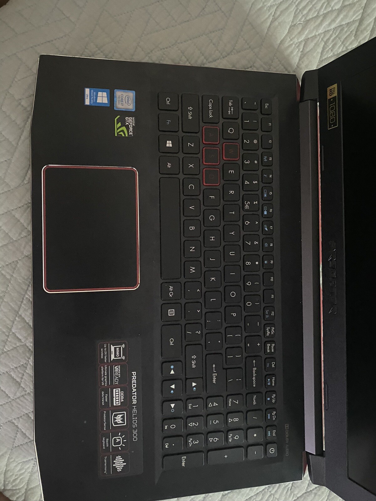 acer predator helios 300 gtx 1060