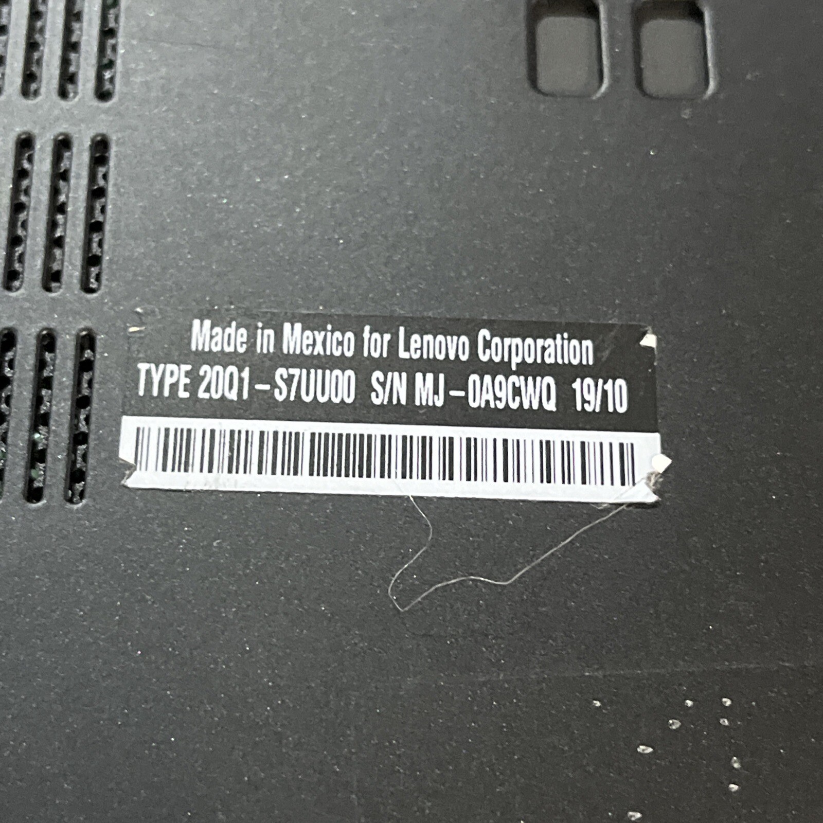 THINKPAD LENOVO X390 INTEL CORE I5-8265U 1.60GHZ 8GB RAM NO HD