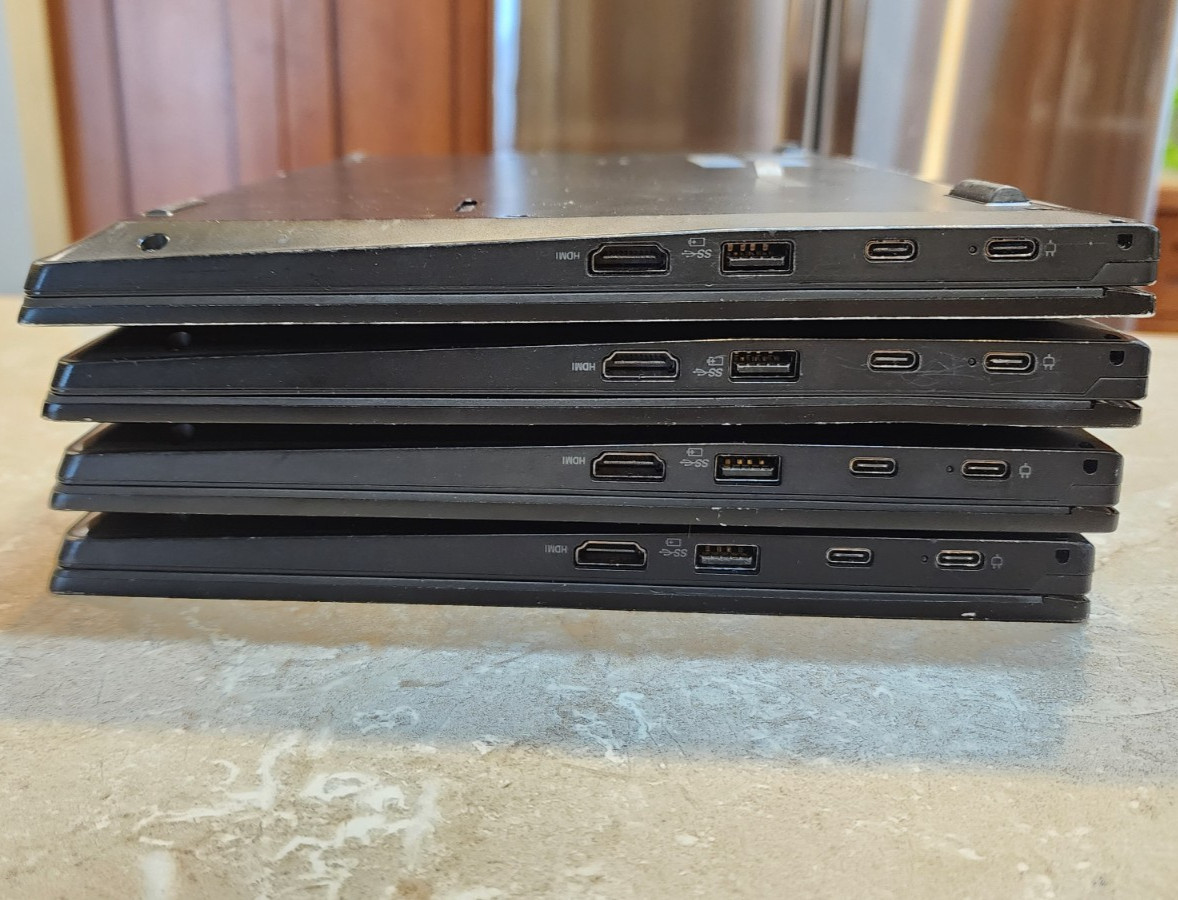 4x Lot FHD Touch Lenovo Thinkpad L380 13″ Quad-Core i5-8250U 8GB RAM Laptops