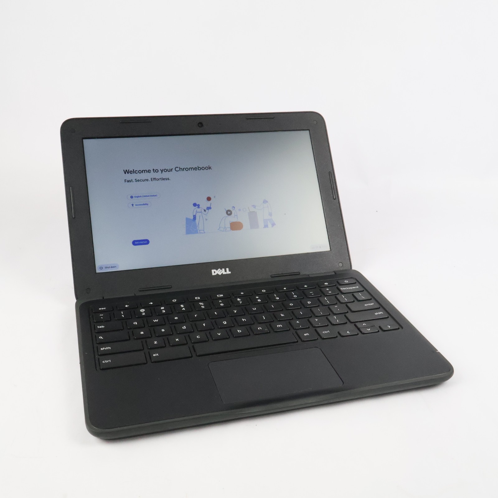 Dell Chromebook 3180 4GB RAM 16GB eMMC USB-C Laptop w/45W Charger Tested