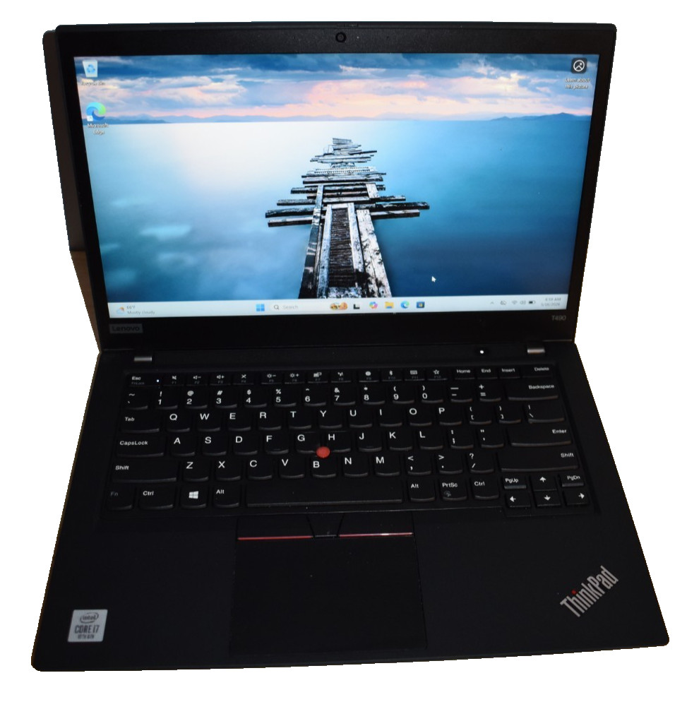 Lenovo Thinkpad T490 Quad Core i7-10510U 16GB RAM 512GB SSD Win11 GeForce MX250