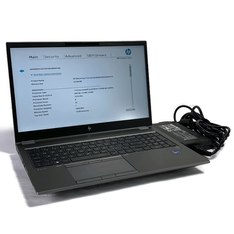 HP ZBook Fury 15 G8 15.6″ Laptop Core i9-11950H 2.6GHz 32GB – NO DRIVE
