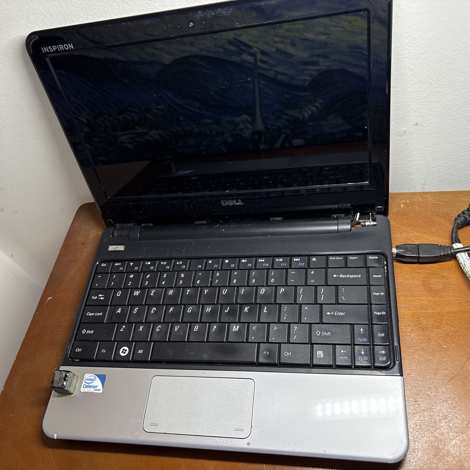 👀 look 👀 Dell Mini Obsidian 11Z Black 11.6″ inch P03T netbook laptop Wndows 7