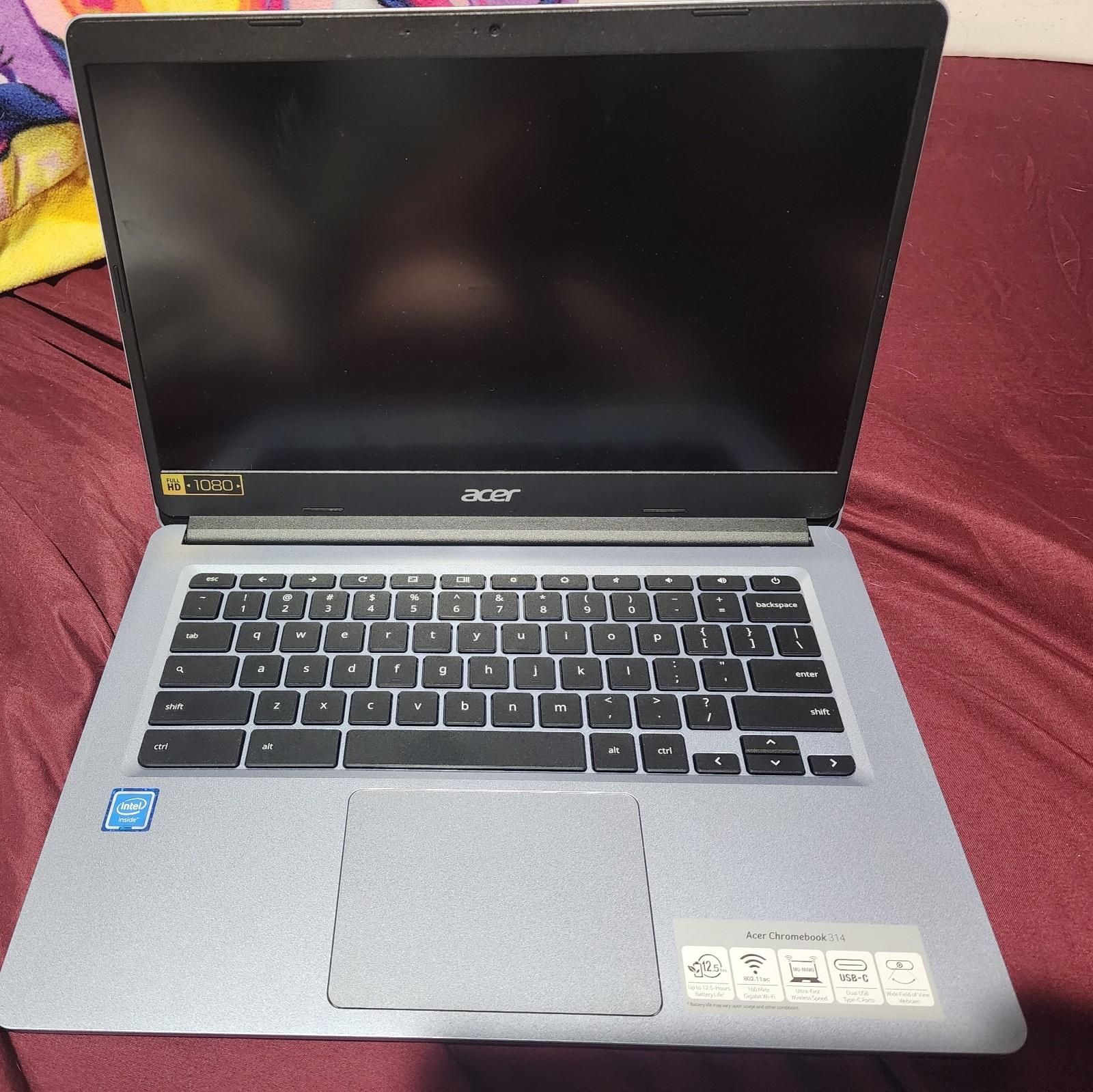 Acer Chromebook 314 14″ FHD Intel Celeron N 4GB 32GB eMMC Chrome OS Silver