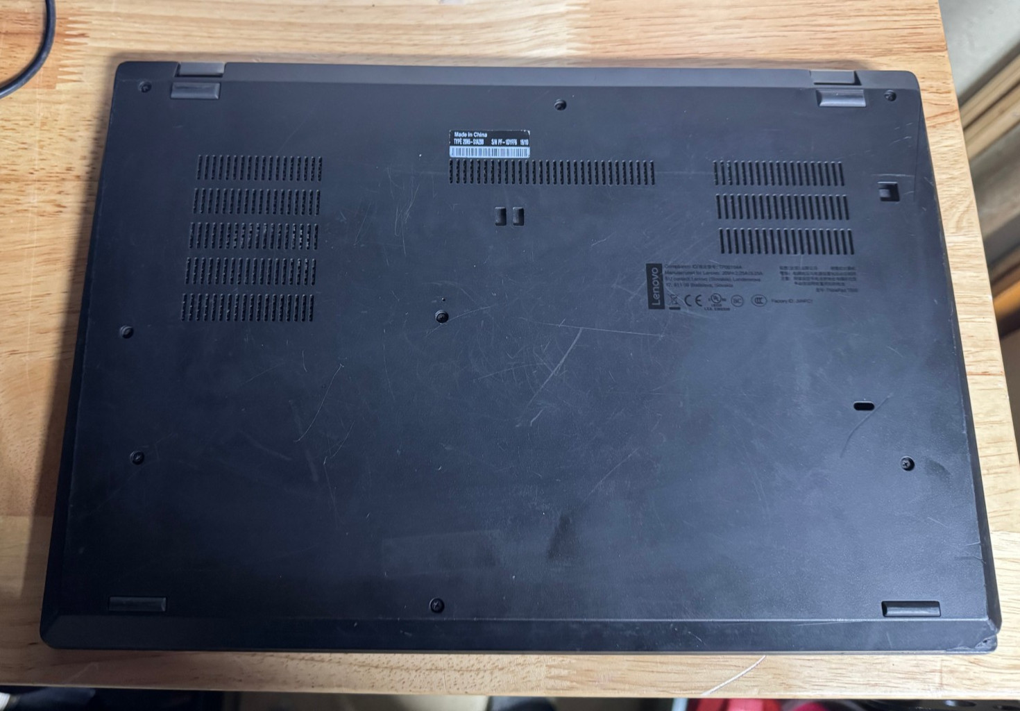 Lenovo ThinkPad T590 15.6″ Laptop Intel Core i5-8265U 1.6GHz 8GB RAM 256GB SSD