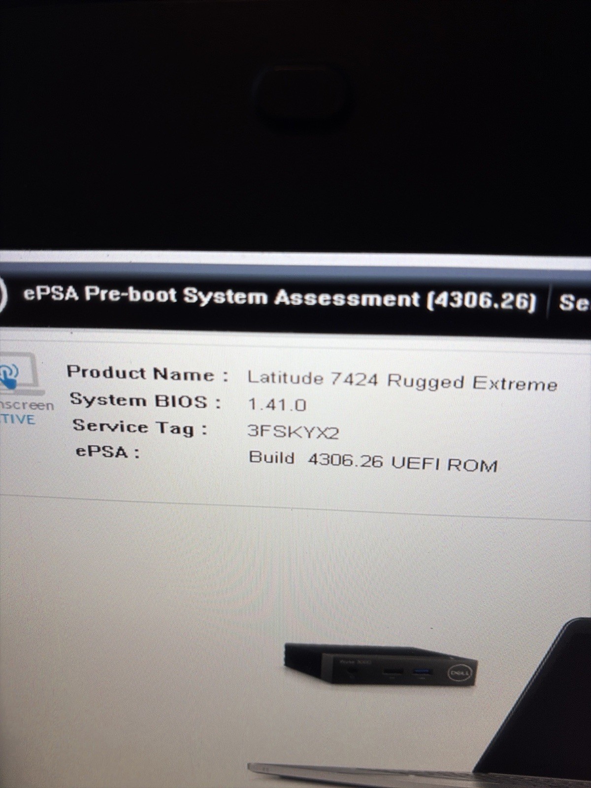 Dell Latitude 7424 Rugged Extreme i3-7130U 16GB 256GB NVMe Read