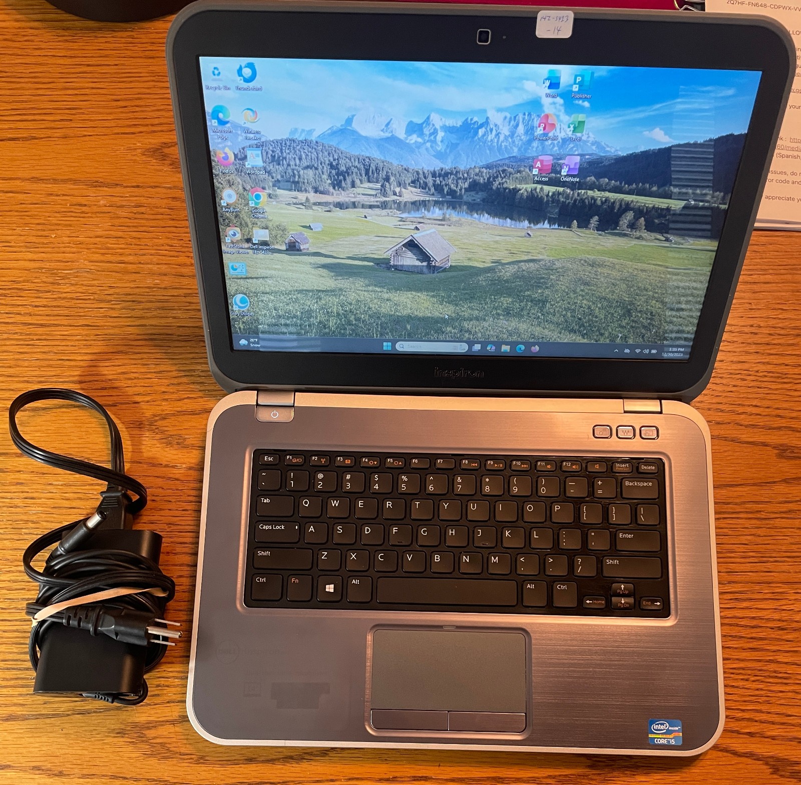 DELL INSPIRON 14Z-5423 Laptop 14z-5423 14″ i5 Win11 Pro25H2/Office 2021/extra-14