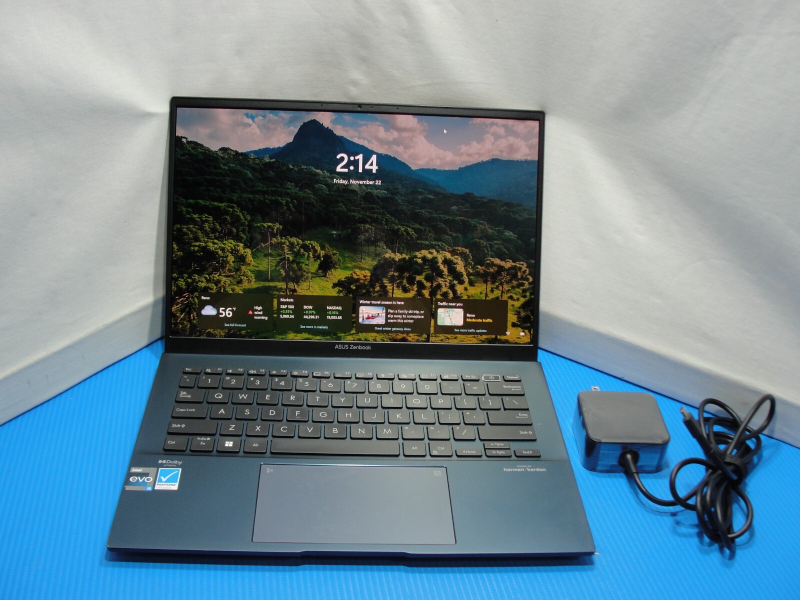 ASUS ZenBook Q4097 14”HD Core i5-1240P 1.7GHz 8GB 256GB SSD Original Charger