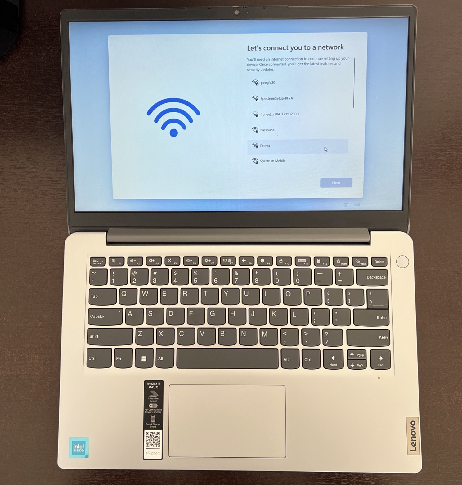 Lenovo IdeaPad 1i 14″ HD Laptop, Celeron N4500, 4GB RAM, 128GB eMMC,win11 S New*