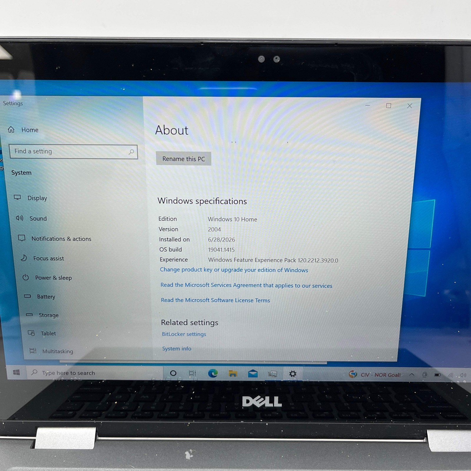 Dell Inspiron 98M8E83 15.6″ i7-7500U 2.7GHz 8GB RAM 1TB HDD