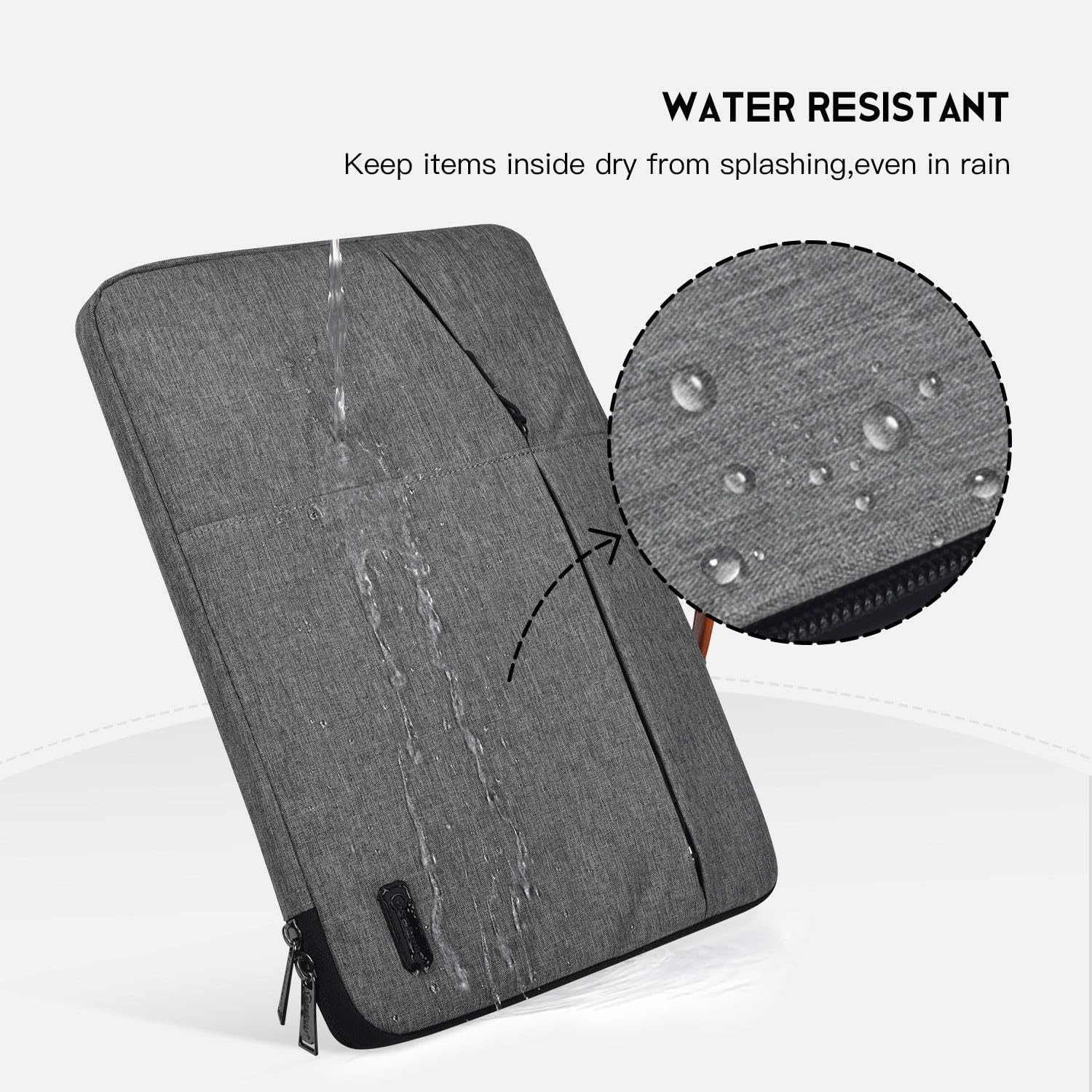 17.3 Inch Waterproof Laptop Sleeve for HP, Dell, Lenovo, Acer, ASUS – Space Grey