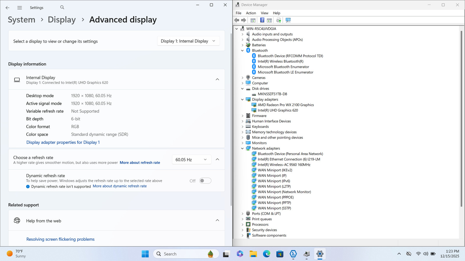 Dell Precision 3540 15″ FHD I5-8365U 1TB 16GB W11P AMD Radeon Pro WX 2100