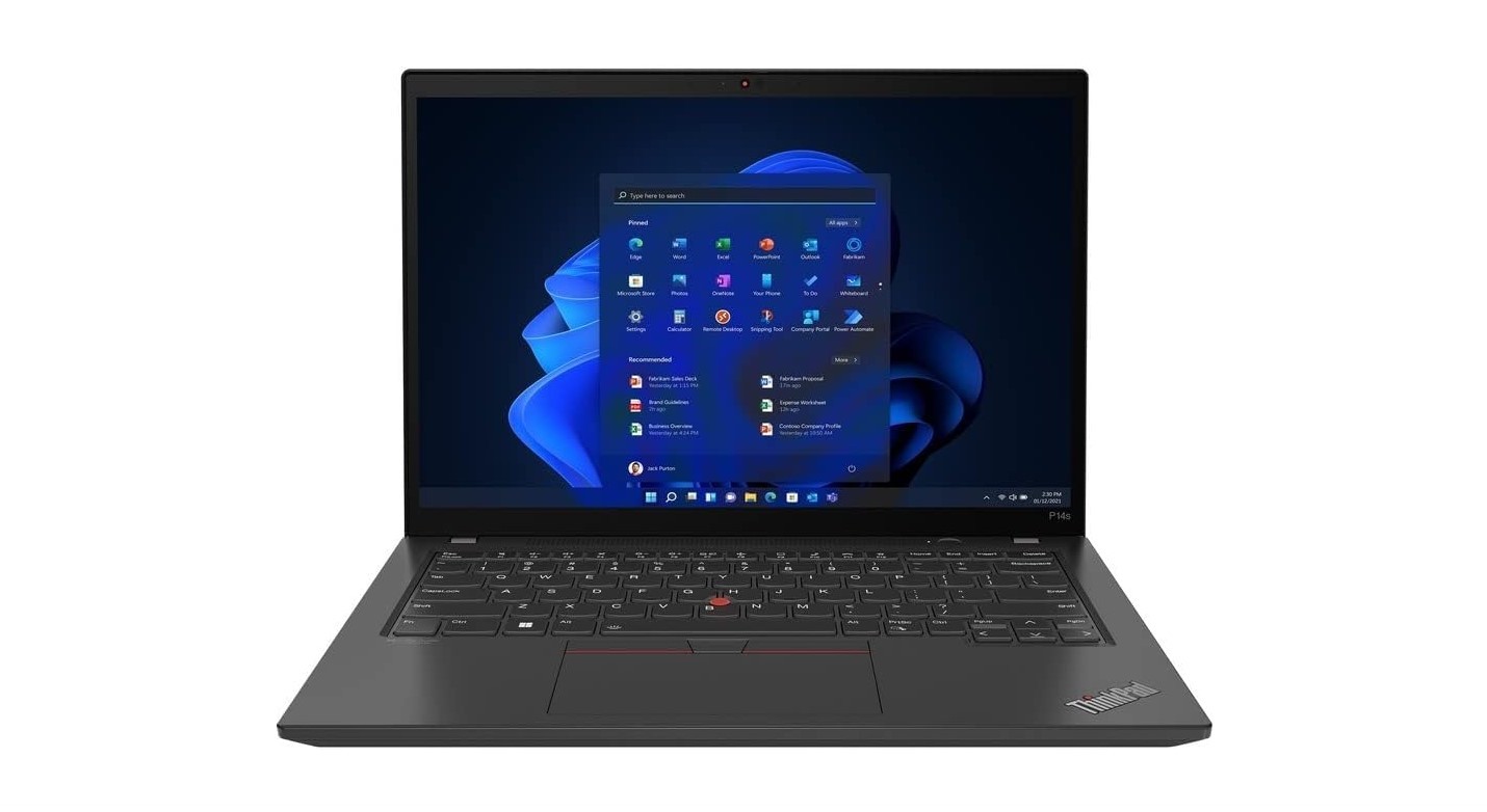 Lenovo ThinkPad P14s Gen 3 14″ Touchscreen i7-1280P 48GB RAM 1TB SSD Nvidia T550