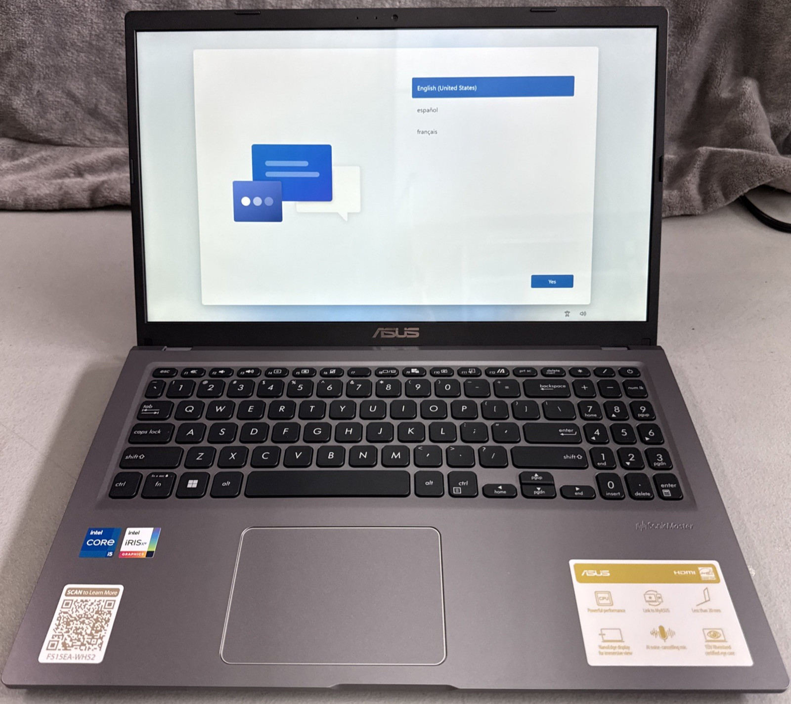 ASUS Vivobook F515EA-WH52 Intel Core i5-1135G7 8GB 512GB SSD 15.6 IPS Touch W11H