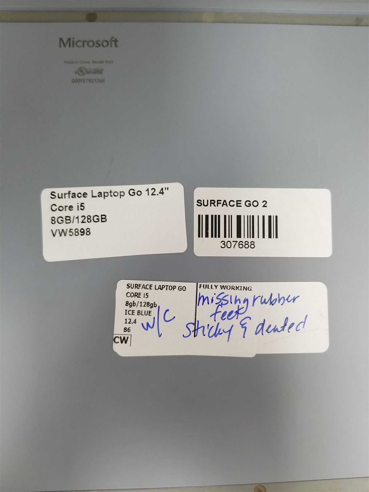 Microsoft Surface Go Core i5 12.4″ 8GB/128GB Blue Reduced Price VW5898