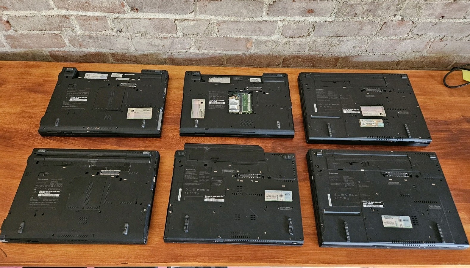 Lot 6 Lenovo ThinkPad Laptops T500 T420 T410 T400 NO HDD For Parts Repair Rebld