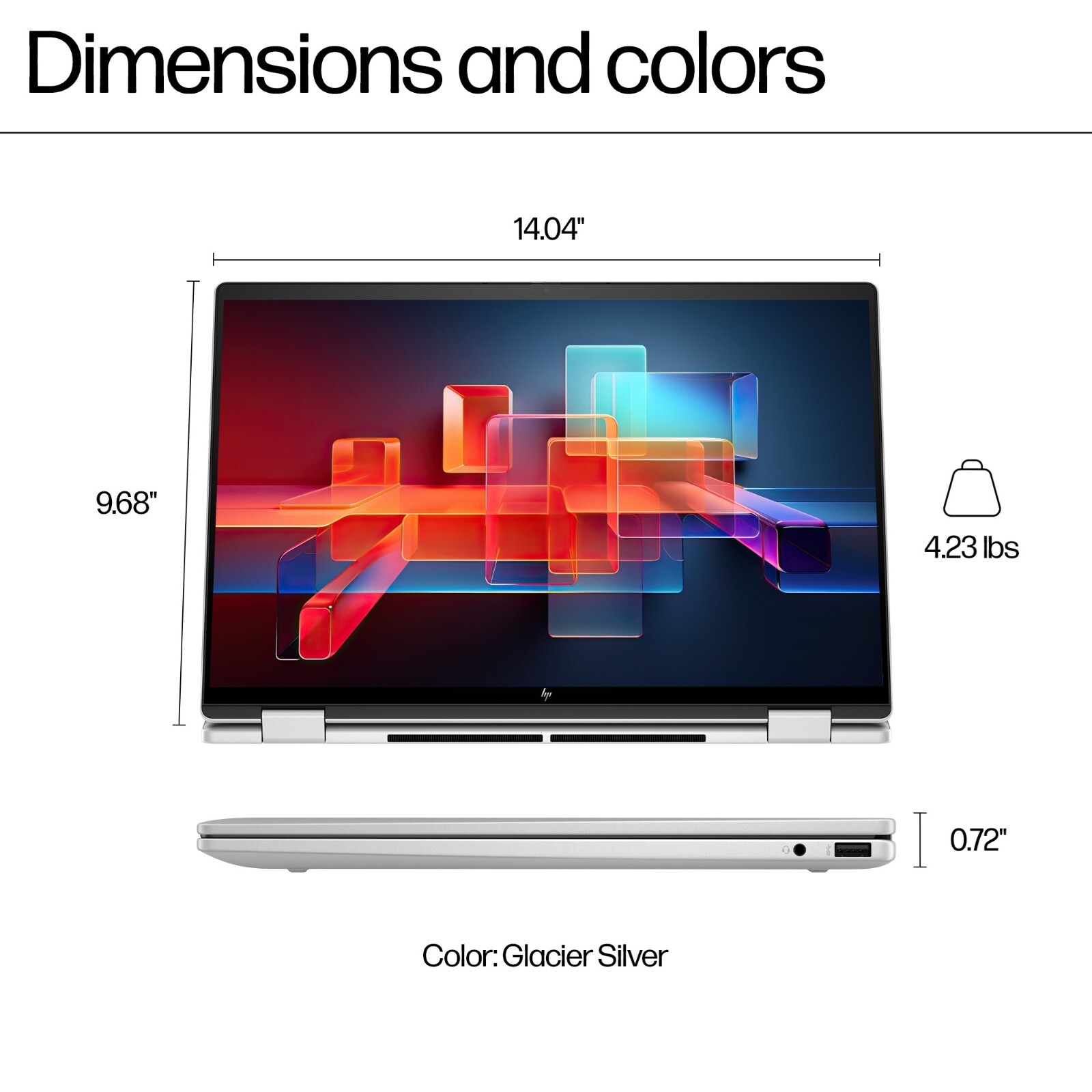 HP Envy Touch X360 16z-ad000 16 Laptop PC 16.0″ R7 16GB 1TB SSD Backlit Key W11