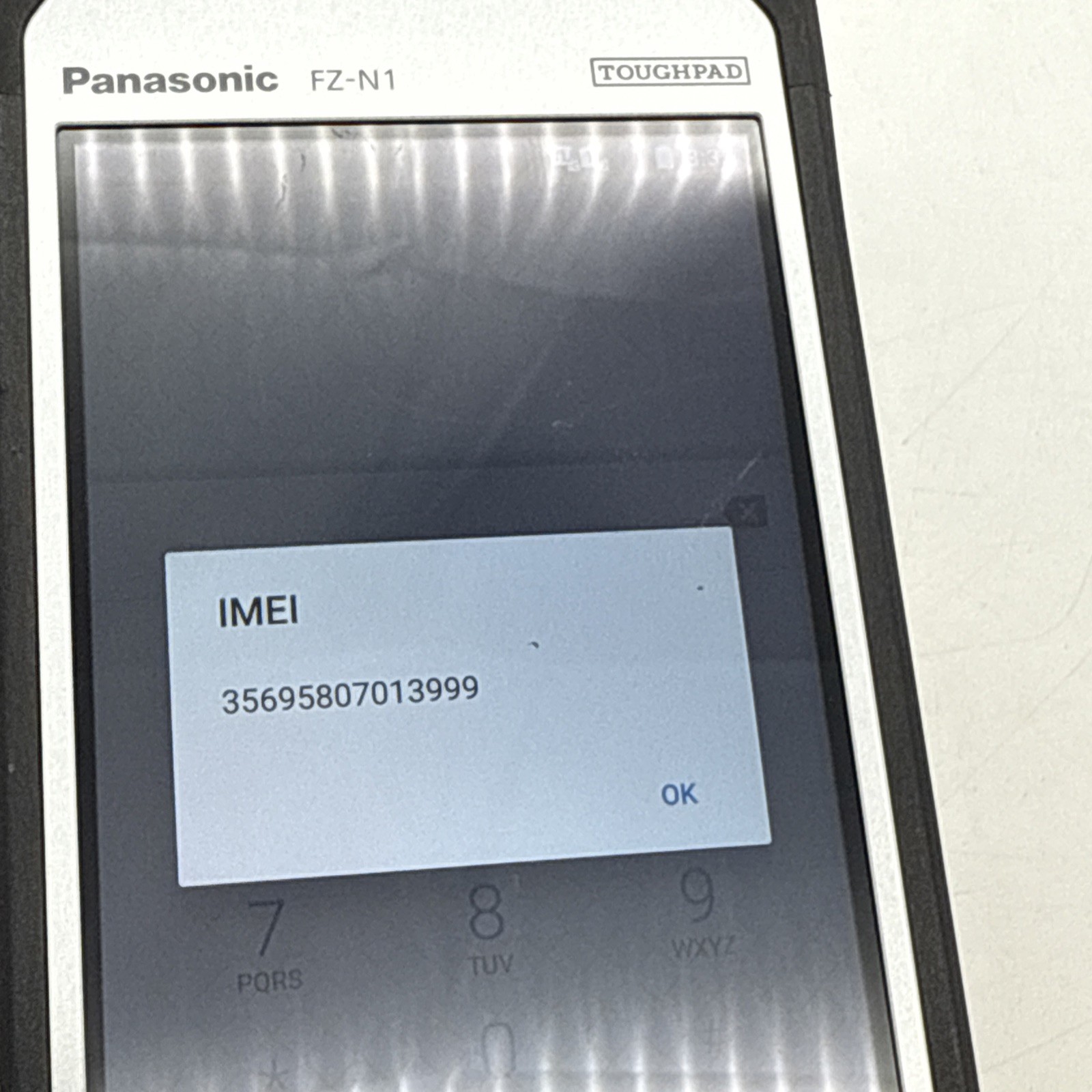 Panasonic FZ-N1 Toughpad Rugged Barcode Scanner Smartphone, Dual SIM (B8:21)