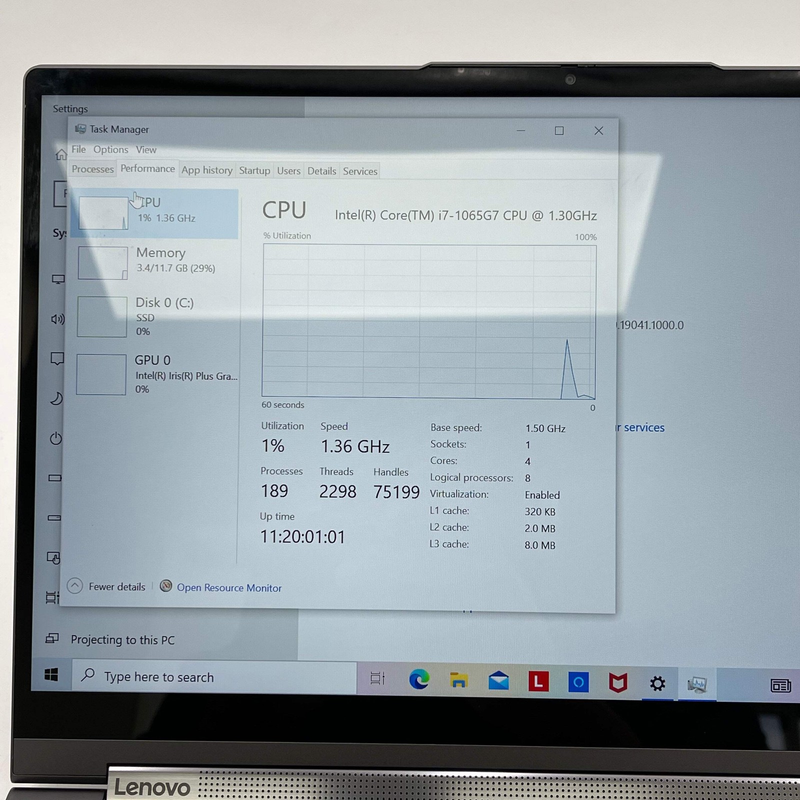 Lenovo Yoga C940 81Q9 14″ i7-1065G7 1.3GHz 12GB RAM 512GB SSD