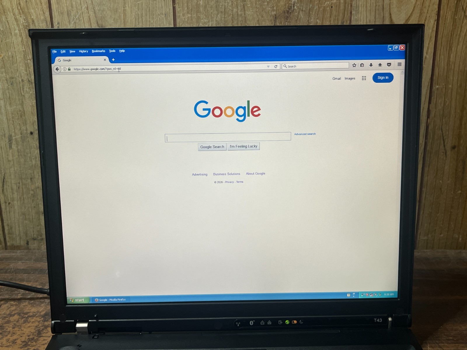 IBM Thinkpad T43 14″ XP PRO COLLECTOR Retro Vintage Laptop Intel ATI X300 SXGA+