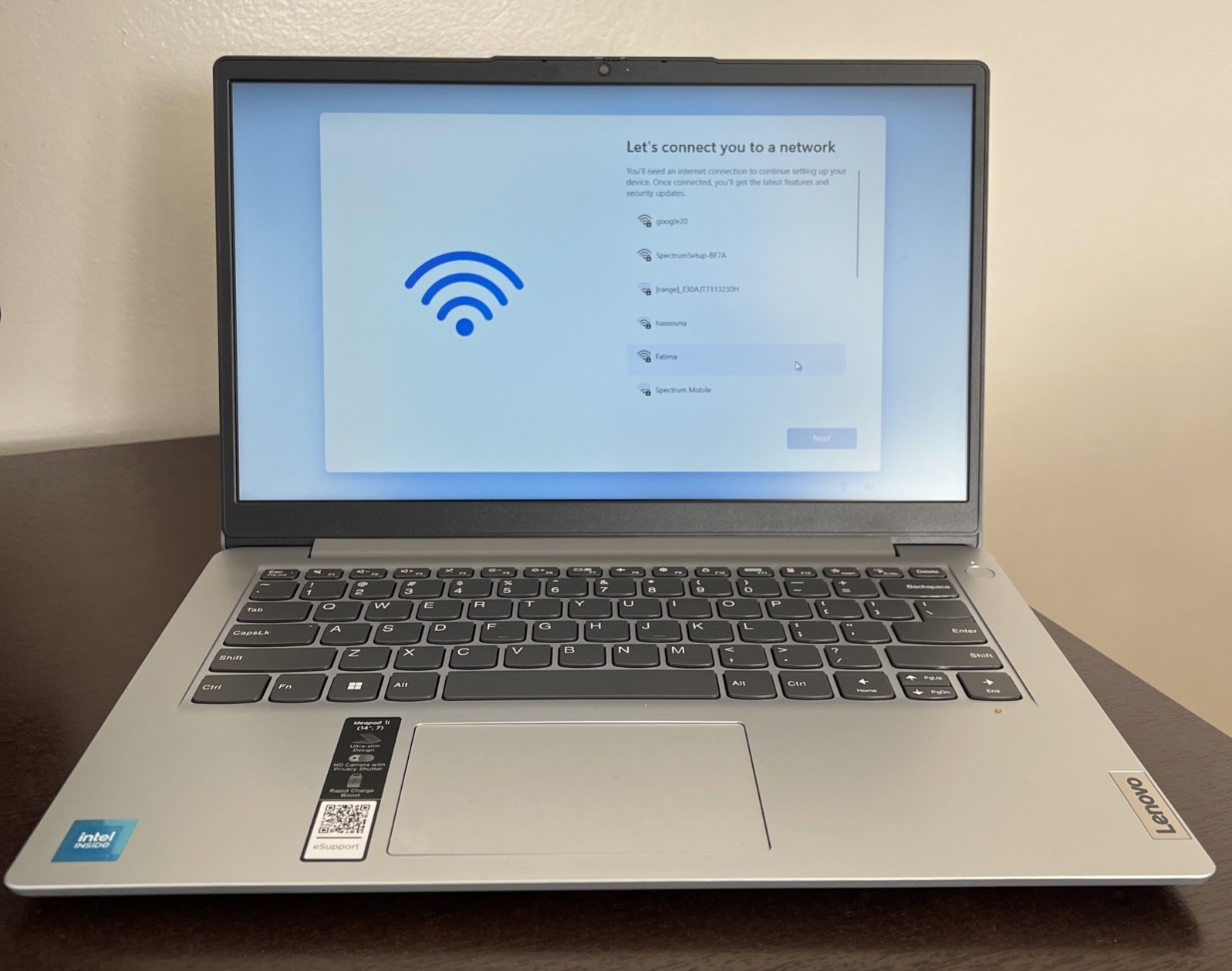Lenovo IdeaPad 1i 14″ HD Laptop, Celeron N4500, 4GB RAM, 128GB eMMC,win11 S New*