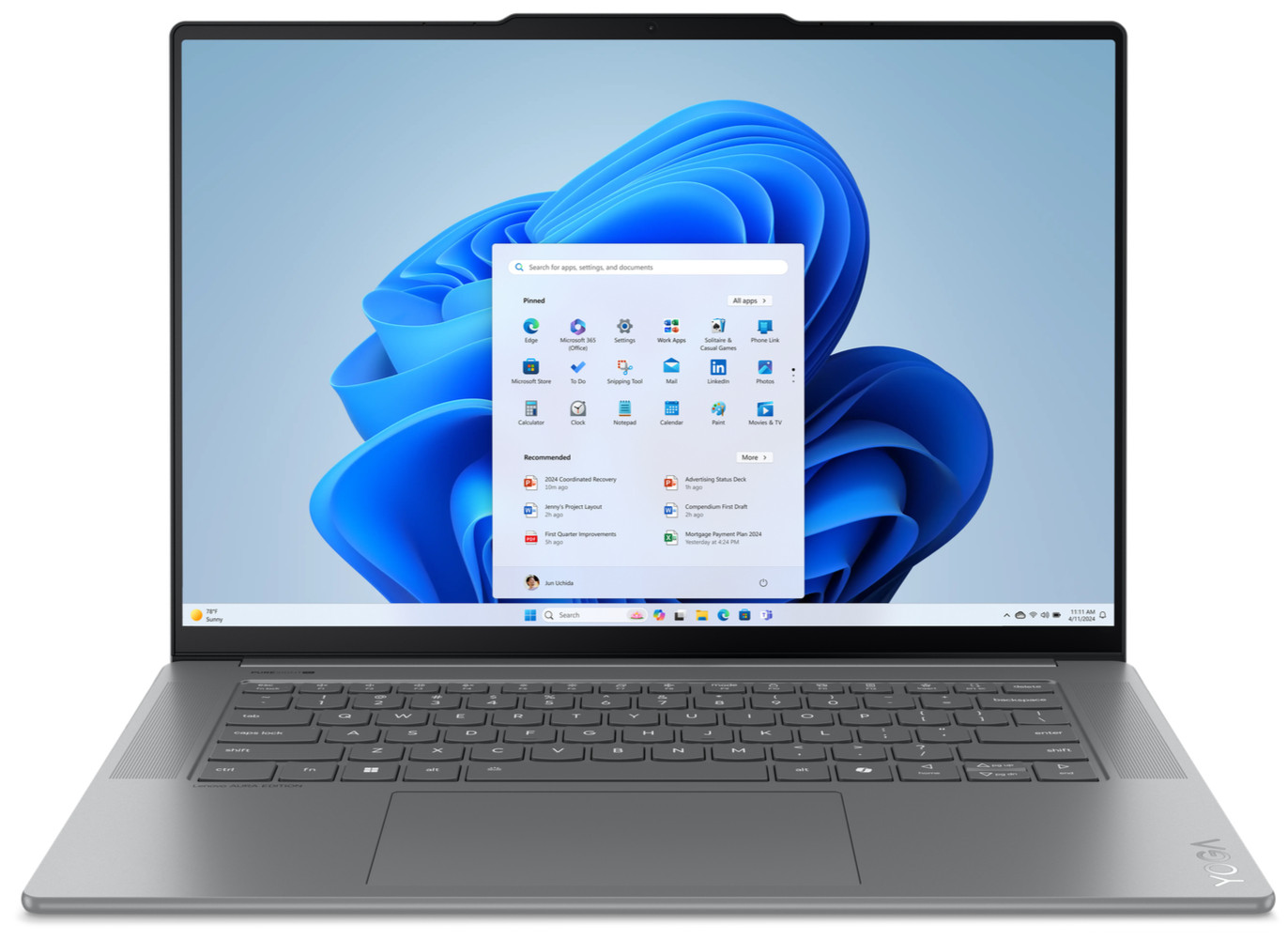 Lenovo Yoga Slim 7 15.3″ 2.8K 120Hz Touch Core Ultra 7 256V 16GB 512GB SSD IRCAM
