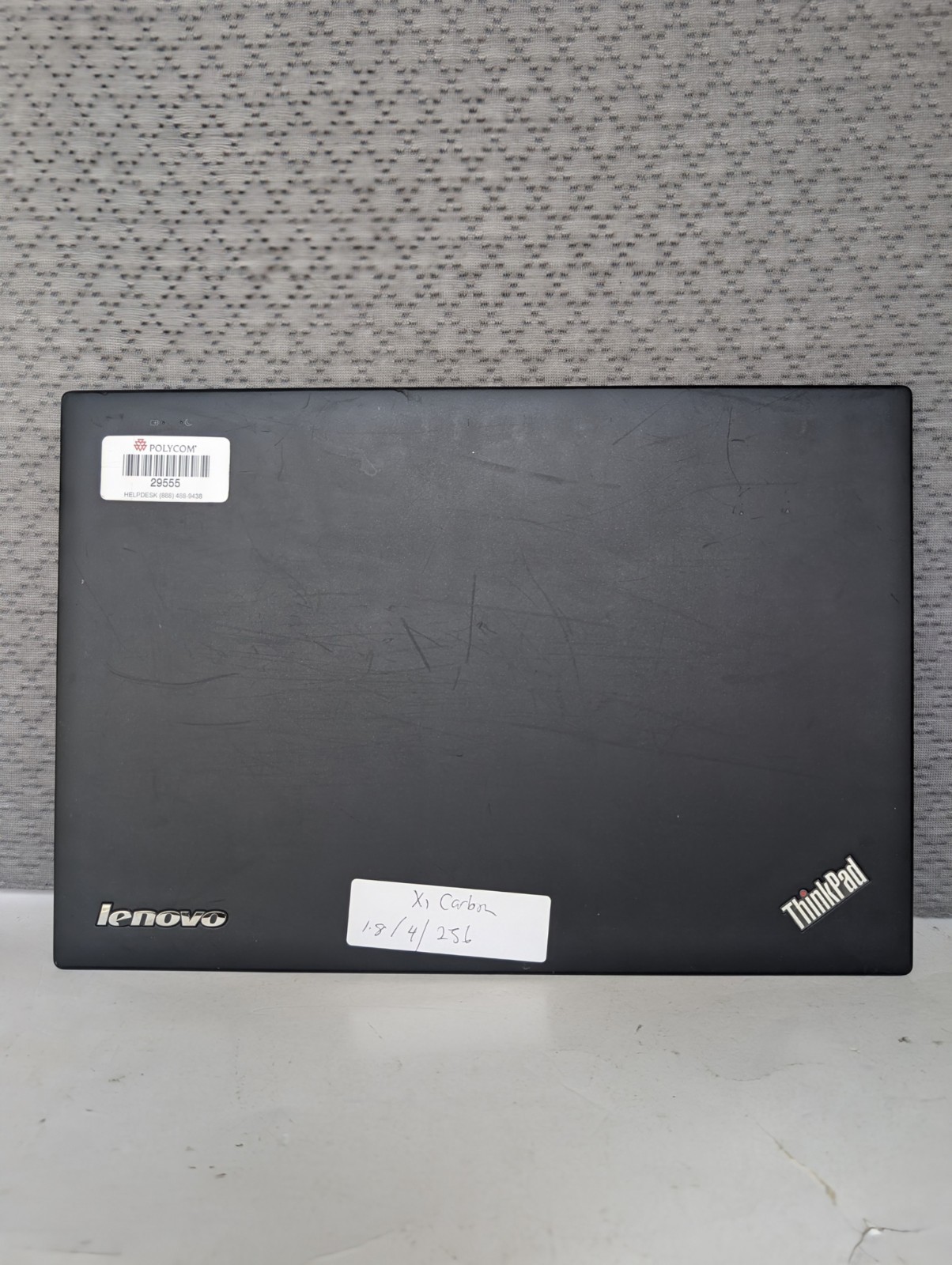 Lenovo ThinkPad X1 Carbon i5-3427 4GB 256GB SSD, BKLT KB Win 10Pro AC Adapter