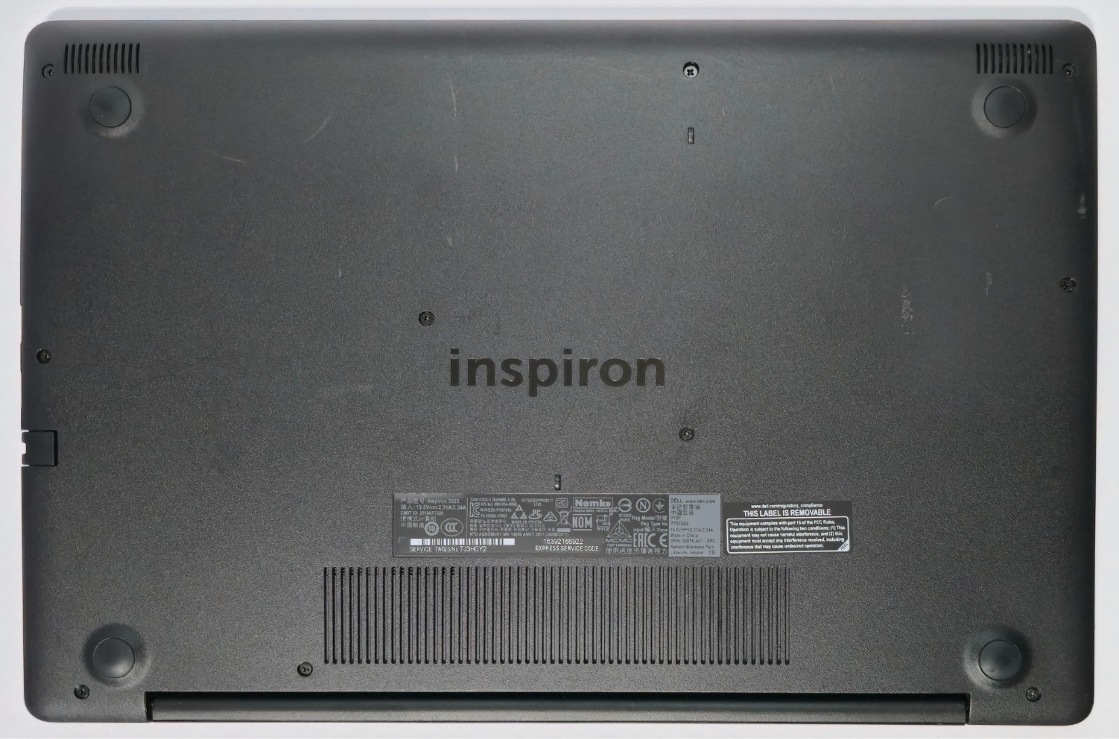 Dell Inspiron 3583 i5-8265u 1.6GHz 16Gb 256Gb SSD 1366×768 15.6″ Touchscreen 11H