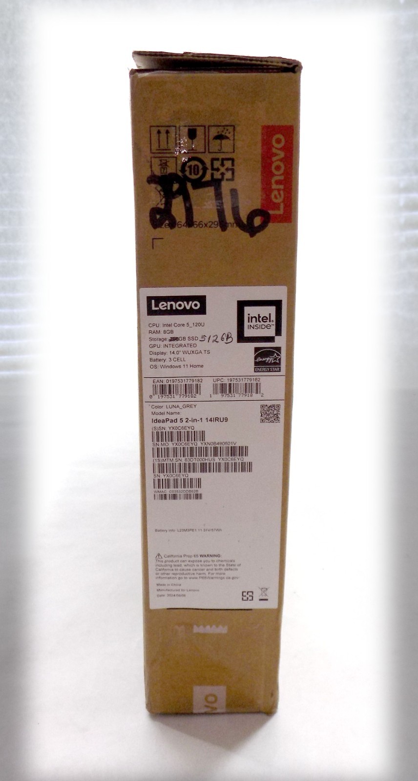 Lenovo IdeaPad 5 2-in-1 14IRU9 83DT 14″ Touch Intel C5_120U 1.4GHz 8GB 512GB