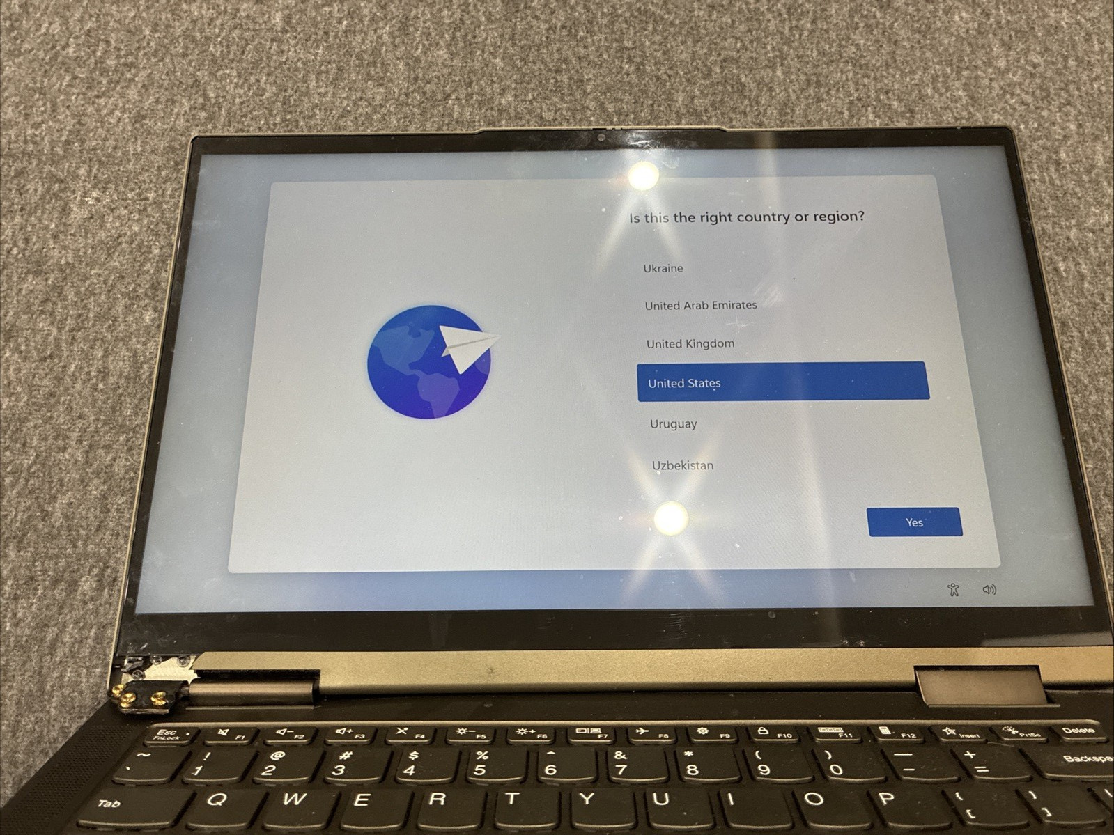 DEFECTIVE Lenovo Yoga 7i 14 Green FHD TOUCH i51135G7 12GB RAM 512GB SSD G3D