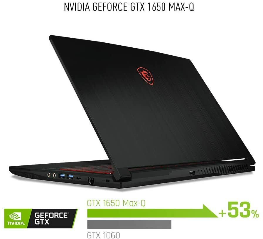 MSI GF63 Thin 9SC-068 15.6″ Gaming Laptop, Thin Bezel, Intel Core I5-9300H, NEW