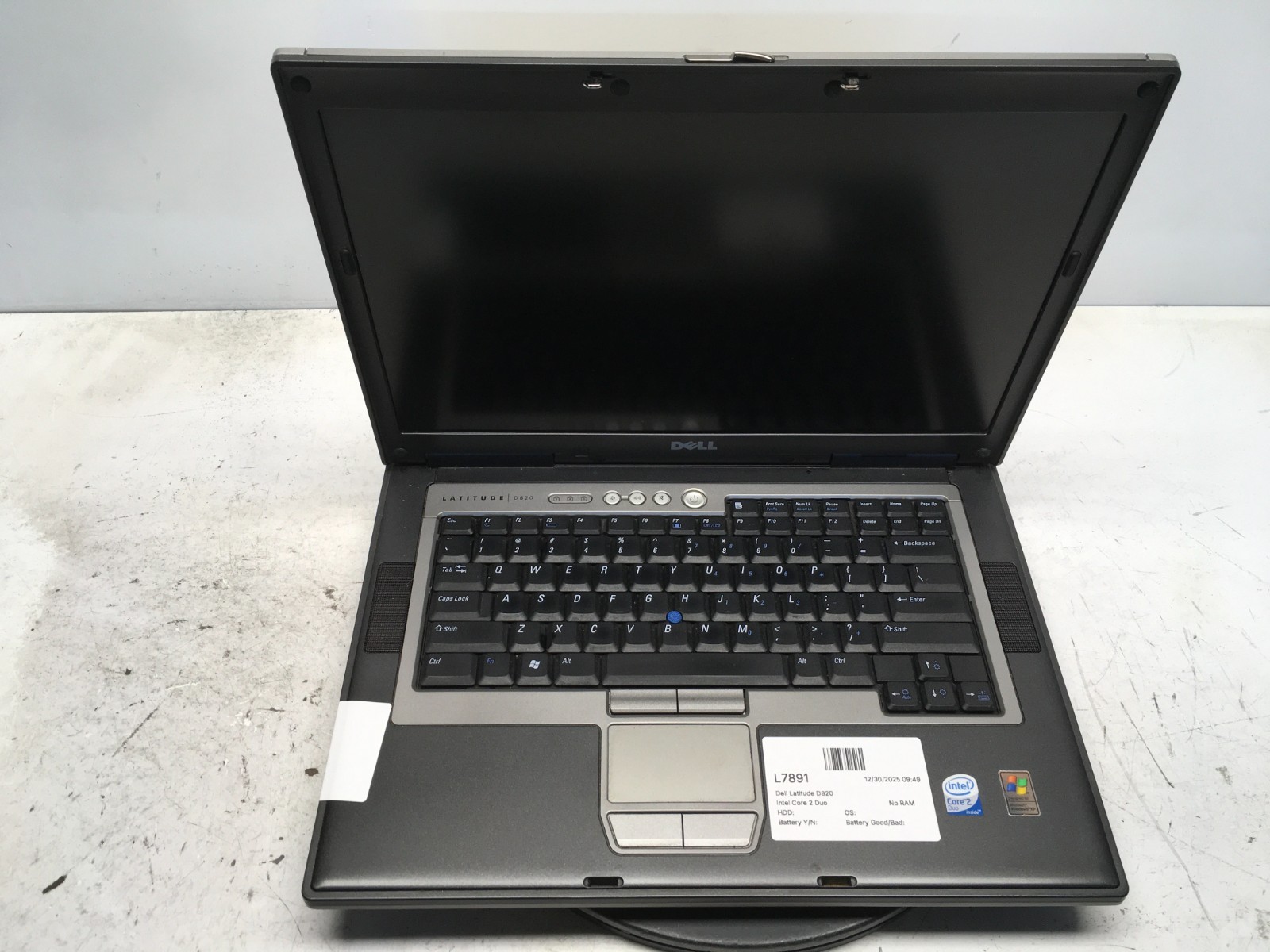 Dell Latitude D820 Intel Core 2 Duo No RAM NO HDD