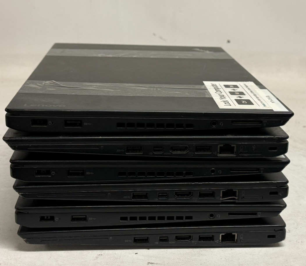 Lenovo ThinkPad T460s 14″ (i5 6th Gen – 8GB RAM – NO OS/HDD) – Lot of 6
