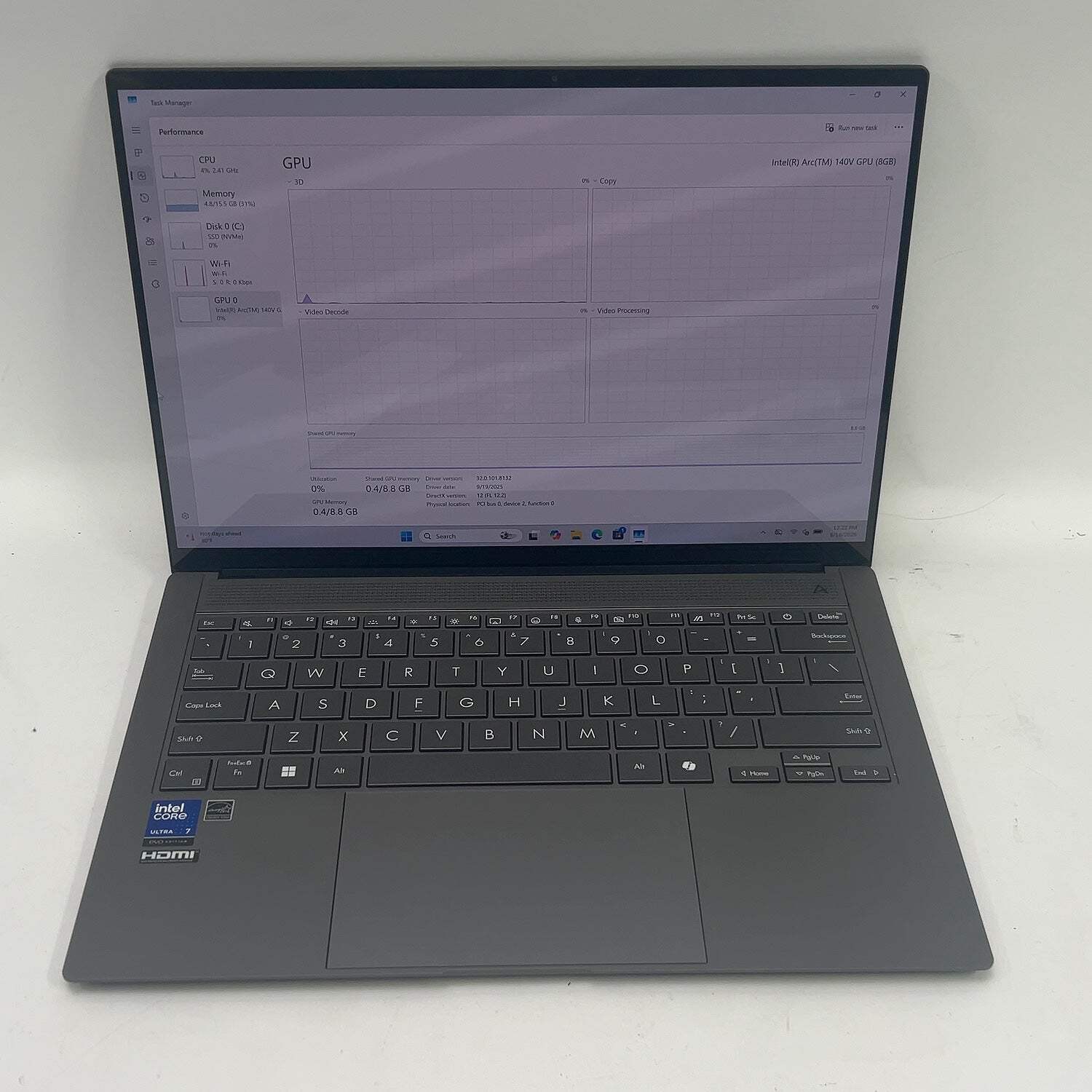 Asus Zenbook S 14 UX5406SA 14″ Core Ultra 7 256V 2.2GHz 16GB RAM 1TB SSD