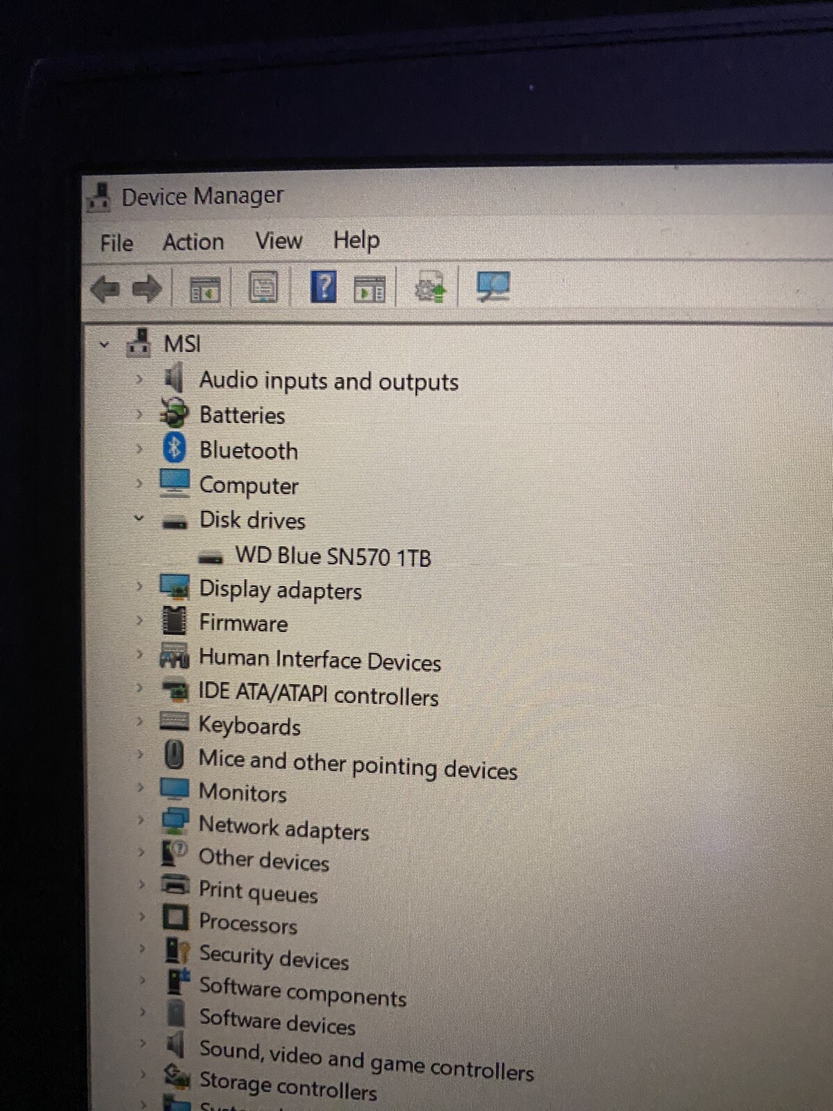 MSI Gaming Laptop GF63 Thin 11SC-693 1TB WD Blue SN750 (aftermarket) 2022 Model
