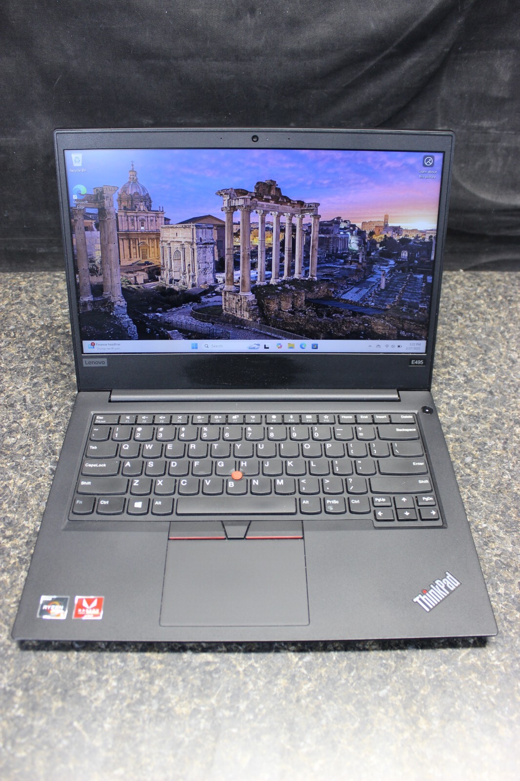 Lenovo Thinkpad E495 AMD Ryzen 5 3500U 256SSD NvME 16GB Win11Pro